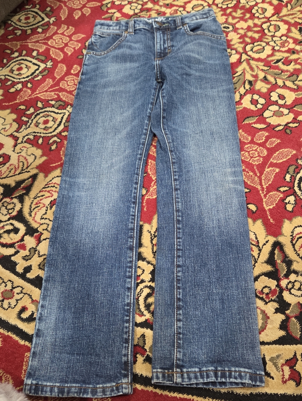 Wrangler Kids Blue Straight-Leg Jeans